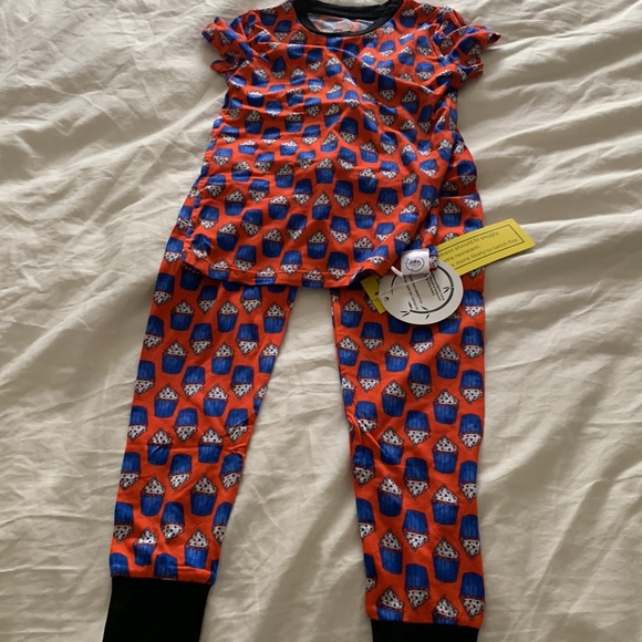 2 Puc Loungewear set in cupcakes Bambo viscose - Picture 7 of 7